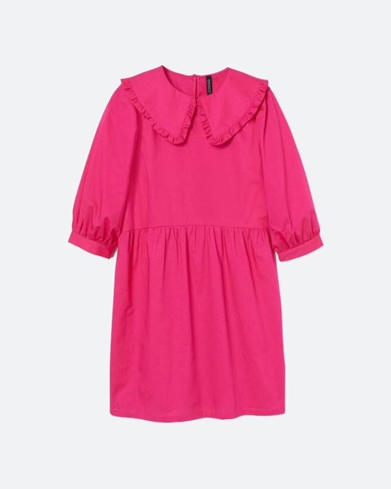 Collared Poplin Dress